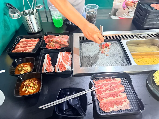 Grilling at the table